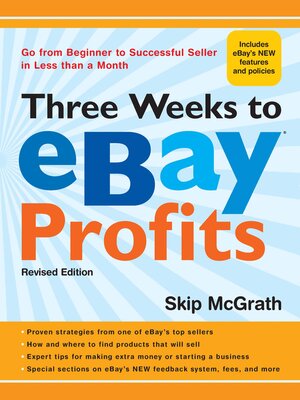 cover image of Three Weeks to eBay&#174; Profits, Revised Edition